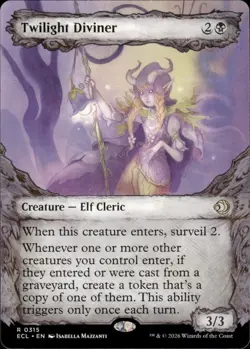 Twilight Diviner (Showcase) | 315 | MTG | Lorwyn Eclipsed | 50% Off 2nd Item - Image 1
