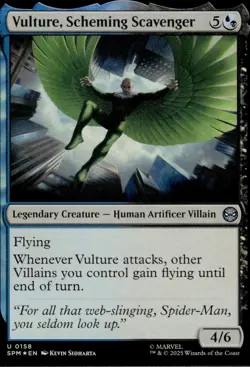Vulture Scheming Scavenger | 158 | MTG | Spider-Man | Foil | 50% Off 2nd Item - Image 1