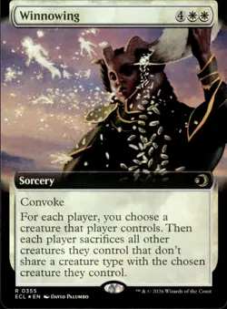 Winnowing (Extended Art) | 355 | MTG | Lorwyn Eclipsed | Foil | 50% Off 2nd Item - Image 1