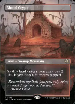 Blood Crypt (Borderless) | 349 | MTG | Lorwyn Eclipsed | 50% Off 2nd Item - Image 1