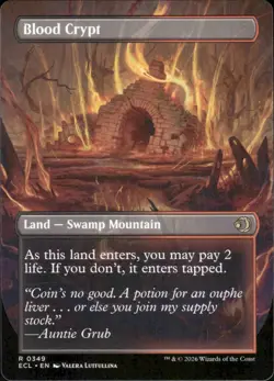 Blood Crypt (Borderless) | 349 | MTG | Lorwyn Eclipsed | 50% Off 2nd Item - Image 2