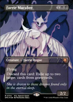 Faerie Macabre (Borderless)| 134 | MTG | Special Guests | Foil |50% Off 2nd Item - Image 1