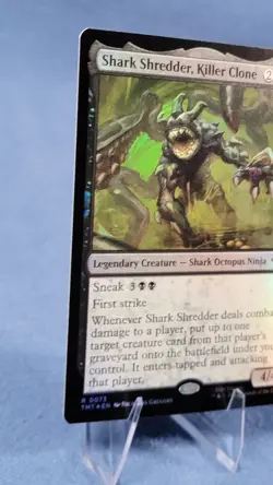 MTG Shark Shredder, Killer Clone (73/343) Teenage Mutant Ninja Turtles NM FOIL - Image 5
