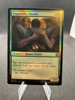 Supportive Parents | 0119 | MTG | Marvel's Spider-Man | Foil | 50% off 2nd Card - Image 1