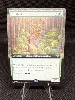 Jubilation | 37 | MTG | Lorwyn Eclipsed | Regular | Ext Art | 50% off 2nd Card - Image 1