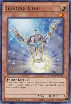 Guiding Light - NECH-EN098 - Common - Unlimited Edition Near Mint Yugioh! Card - Image 1