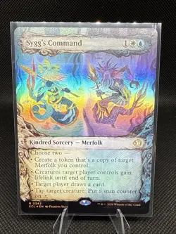 Sygg's Command | 342 | MTG | Lorwyn Eclipsed | Foil | Showcase| 50% off 2nd Card - Image 1