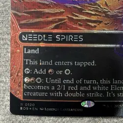 MTG Needle Spires (Borderless) – Edge of Eternities (EOS) #120 Galaxy Foil NM - Image 4