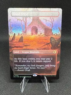 Blood Crypt (Borderless)| 349 | MTG | Lorwyn Eclipsed | Foil | 50% Off 2nd Item - Image 1