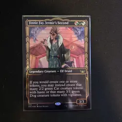 Jinnie Fay, Jetmir's Second (Gilded Foil) Streets of New Capenna Foil NM MTG - Image 1