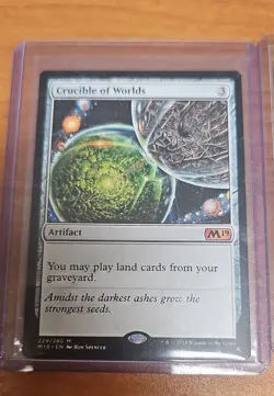 Crucible of Worlds Core Set 2019 Regular, Echo of Eons, Prismatic Vista, And Rod - Image 1