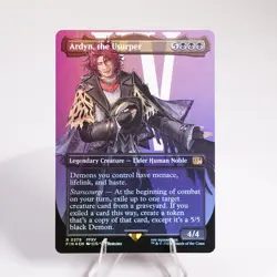 Ardyn, the Usurper Borderless 379 Foil MTG Final Fantasy FIN NM - Image 1