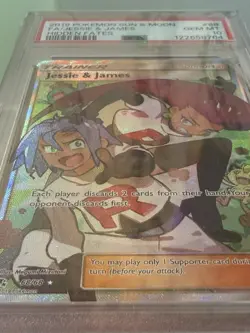 PSA 10 Jessie & James Full Art Trainer 68/68 Hidden Fates Pokemon - Image 4