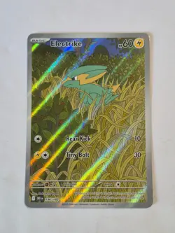 Electrike 196/182 Illustration Rare Destined Rivals Pokemon Holo Near Mint - Image 1