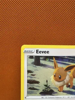 Eevee Pokemon Sword & Shield SWSH190 Cosmos Holo Black Star Promo NM 2046 - Image 2