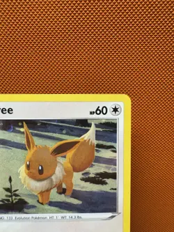 Eevee Pokemon Sword & Shield SWSH190 Cosmos Holo Black Star Promo NM 2046 - Image 3