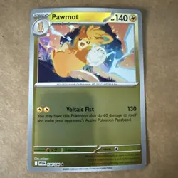 Pokemon Phantasmal Flames Pawmot 034/094 Reverse Holo NM - Image 1