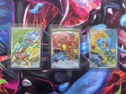 Pokemon TCG First Partner Illustration Collection, Series 1 Kanto GEN 1 Starters - Image 1