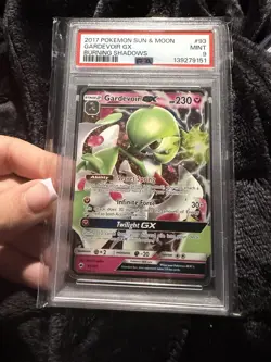 2017 Pokemon Sun And Moon Gardenvoir Gx Burning Shadows PSA Mint 9 Card #93 - Image 1