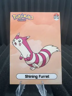 Shining Furret #162 - Johto Shiny Infinity Set 2024 - Pokemon 2 Card NM - Image 1