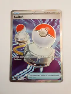 2025 Pokemon TCG Switch 123/94 PFL Full Art Ultra Rare NM - Image 1
