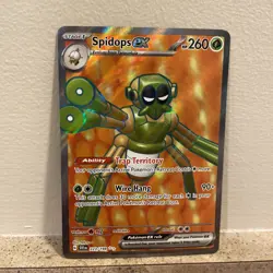 Spidops ex - Holo Ultra Rare SV01 Scarlet & Violet Base Set 223/198 Pokemon - NM - Image 1