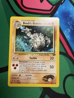 Pokemon Vintage Brock's Graveler 34/132 Gym Challenge - Image 1