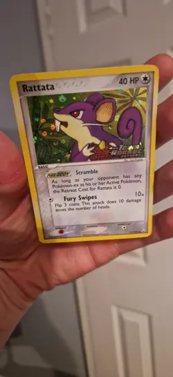 Pokemon Card - Rattata Team Rocket Returns 71/109 Reverse Holo Stamped - Image 1