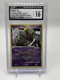 Pokemon (2009) - Dusknoir FB - Cross Holo - Pokemon League - CGC GM 10 - Image 1