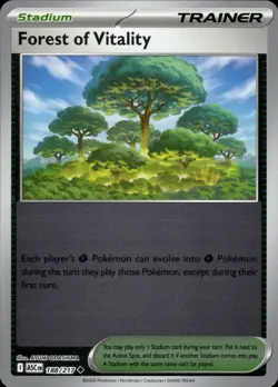 Forest of Vitality | 188 | Pokemon | Ascended Heroes | Reverse Holo - Image 1