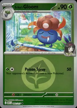 Erika's Gloom (Energy Pattern) | 2 | Pokemon | Ascended Heroes | Reverse Holo - Image 1