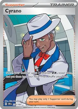 Cyrano | 230/191 | Pokemon | SV08: Surging Sparks | Holofoil | 50% off 2nd Item - Image 1