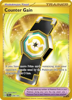 Counter Gain | 249/191 | Pokemon | Surging Sparks | Holo | 50% off 2nd Item - Image 1