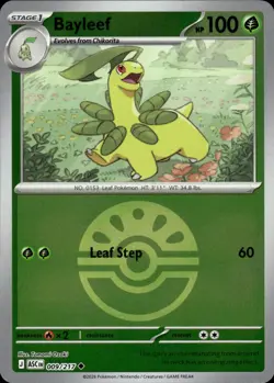 Bayleef (Friend Ball) | 9 | Pokemon | Ascended Heroes | Reverse Holo - Image 1