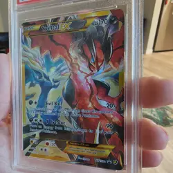 2017 Pokemon XY Promo Premium Trainer Full Art Yveltal EX #XY150a PSA 9 MINT - Image 4