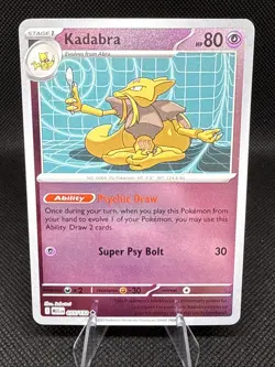 Kadabra | 055/132 | Pokemon | Mega Evolution | Reverse Holo | 50% off 2nd Card - Image 1