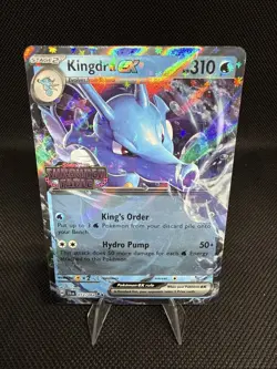 Kingdra ex | 012/064 | Pokemon | Shrouded Fable | Stamped Promo | Holo - Image 1