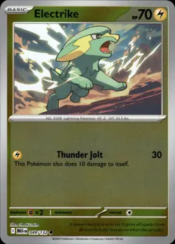 Electrike | 49/132 | Pokemon | Mega Evolution | Reverse | | 50% off 2nd Item - Image 1