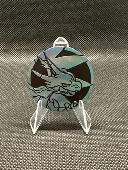 Pokemon TCG Phantasmal Flames ETB Mega Charizard Coin Near Mint - Image 1
