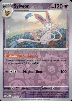 Sylveon | 40 | Pokemon | Prismatic Evolutions | Reverse Holo | 50% off 2nd Item - Image 1