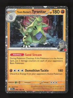 Team Rocket's Tyranitar | 96 | Pokemon | Destined Rivals | Cosmos Holo - Image 1