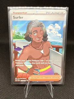 Surfer | 235/191 | Pokemon | Surging Sparks | Full Art | Holo - Image 1
