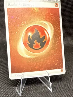 Fire Energy 3 Swirls | SVE 002 | Pokemon | 151 | Cosmo Holo - Image 1