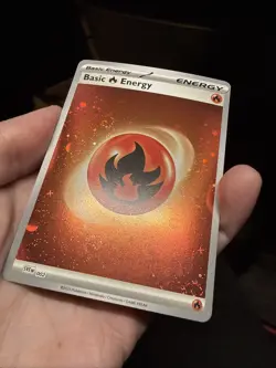 Fire Energy 3 Swirls | SVE 002 | Pokemon | 151 | Cosmo Holo - Image 3