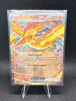 Team Rocket's Moltres ex | 031/182 | Pokemon | Destined Rivals |50% off 2nd Card - Image 1