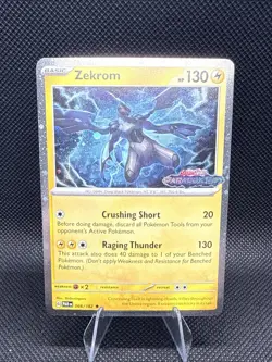 Zekrom | 66/182 | Pokemon | Paradox Rift | Stamped | Cosmo Holo | Promo - Image 1