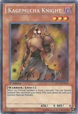 Kagemucha Knight - PRC1-EN014 - Secret Rare - 1st Edition Near Mint Yugioh! Card - Image 1
