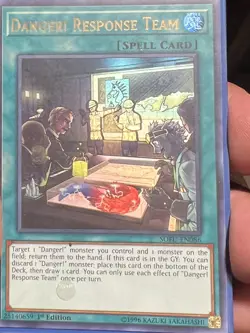 SOFU-EN086 DANGER! RESPONSE TEAM Ultra Rare 1st Edition YuGiOh Card - Image 1