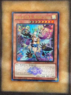Yugioh Noh-P.U.N.K. Rising Scale BLMM-EN050 Emblazoned Ultra Rare 1st Ed NM - Image 1