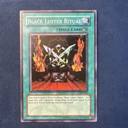 Yu-Gi-Oh! Black Luster Ritual TCG Card SYE-025 Holo Unlimited Edition - Image 1